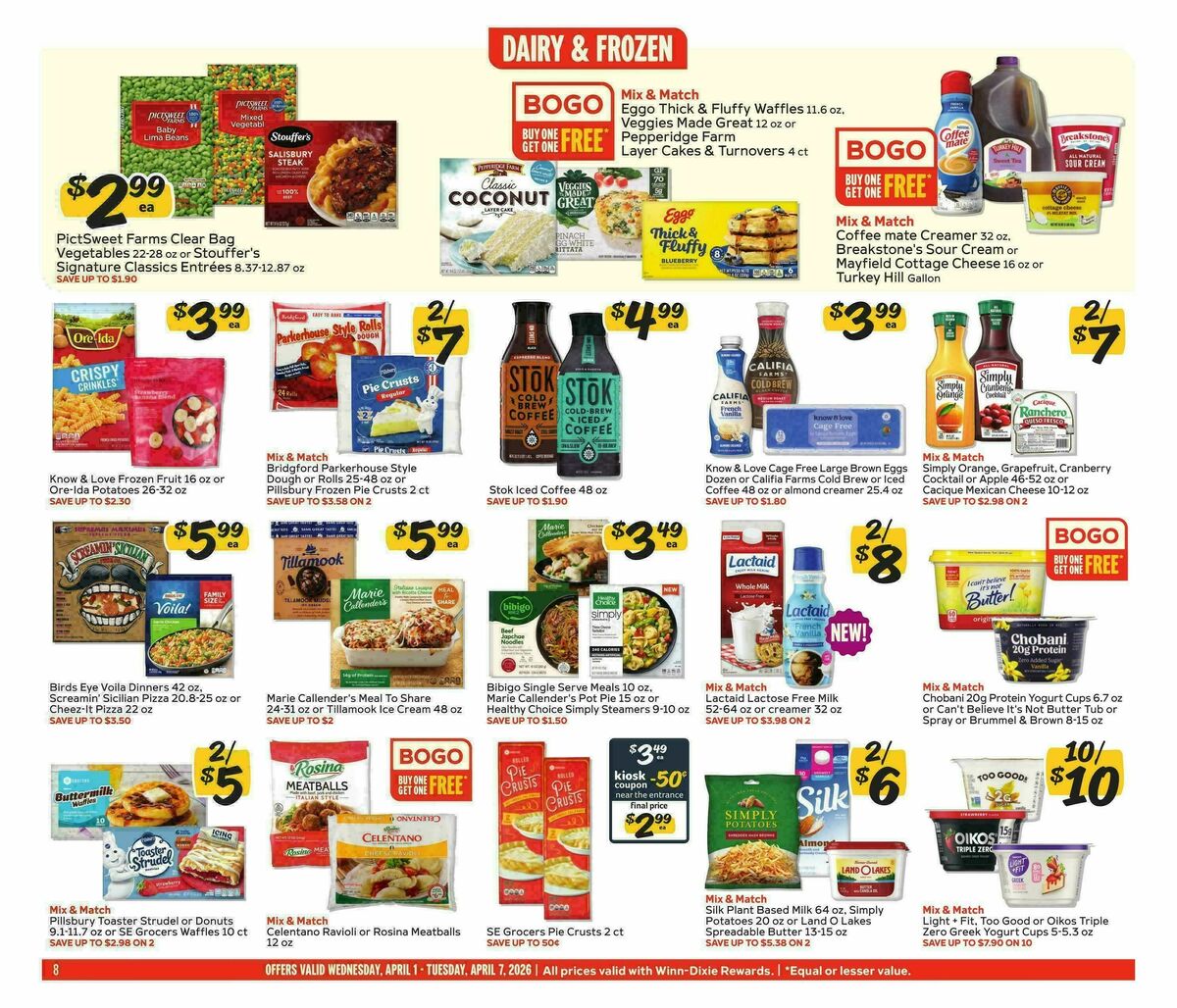 Winn-Dixie Weekly Ad from April 1