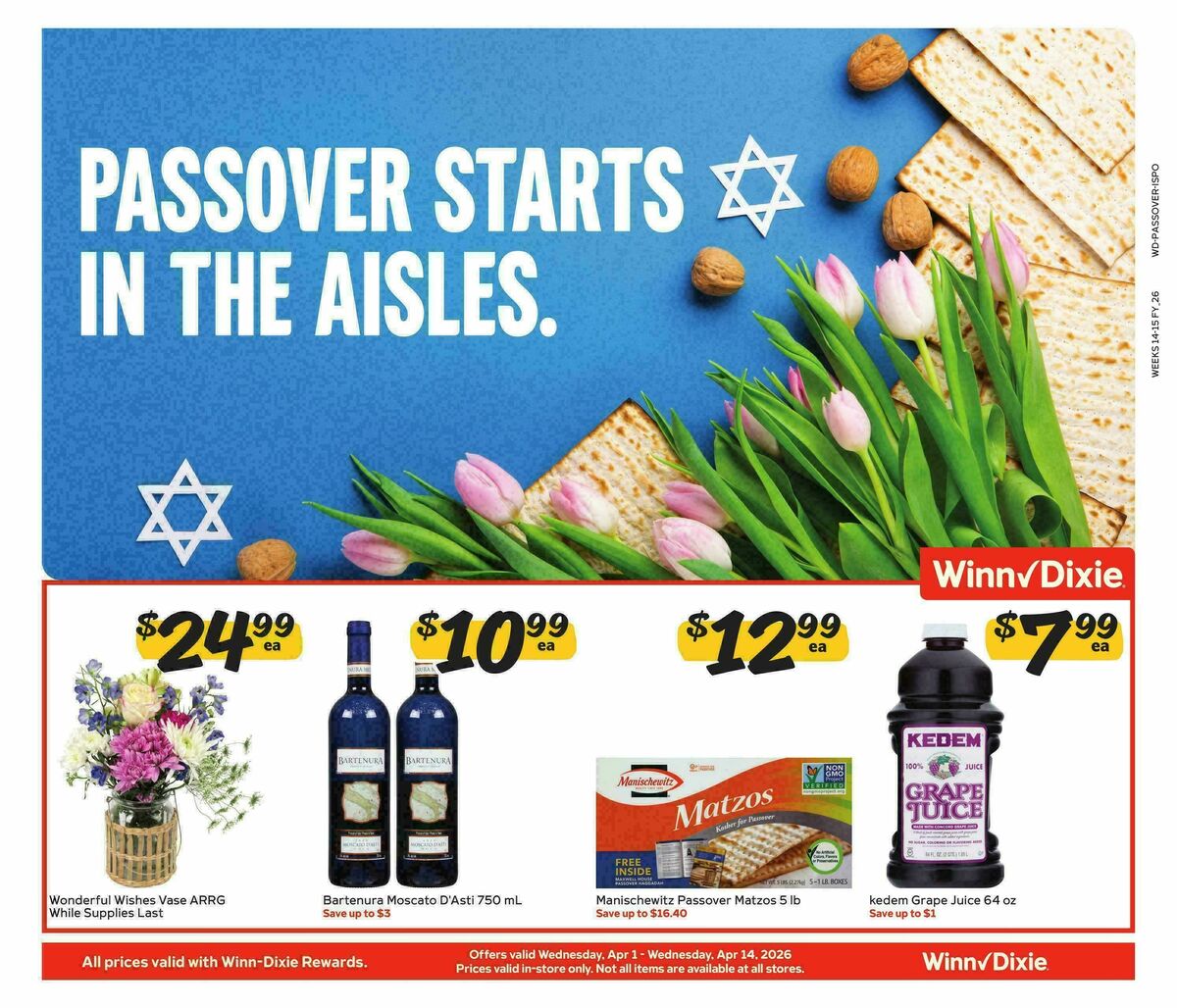Winn-Dixie Weekly Ad from April 1