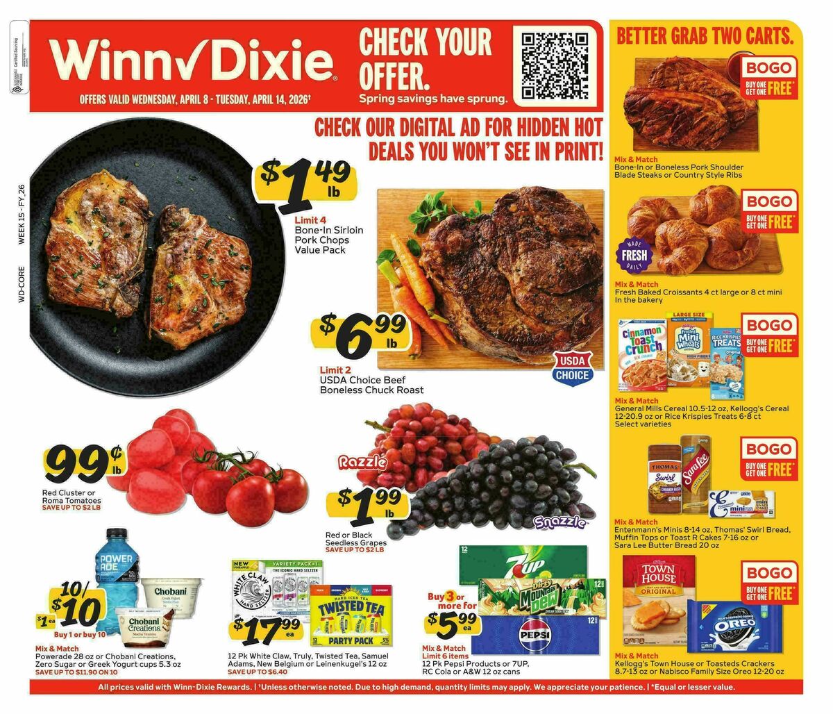 Winn-Dixie Weekly Ad from April 8
