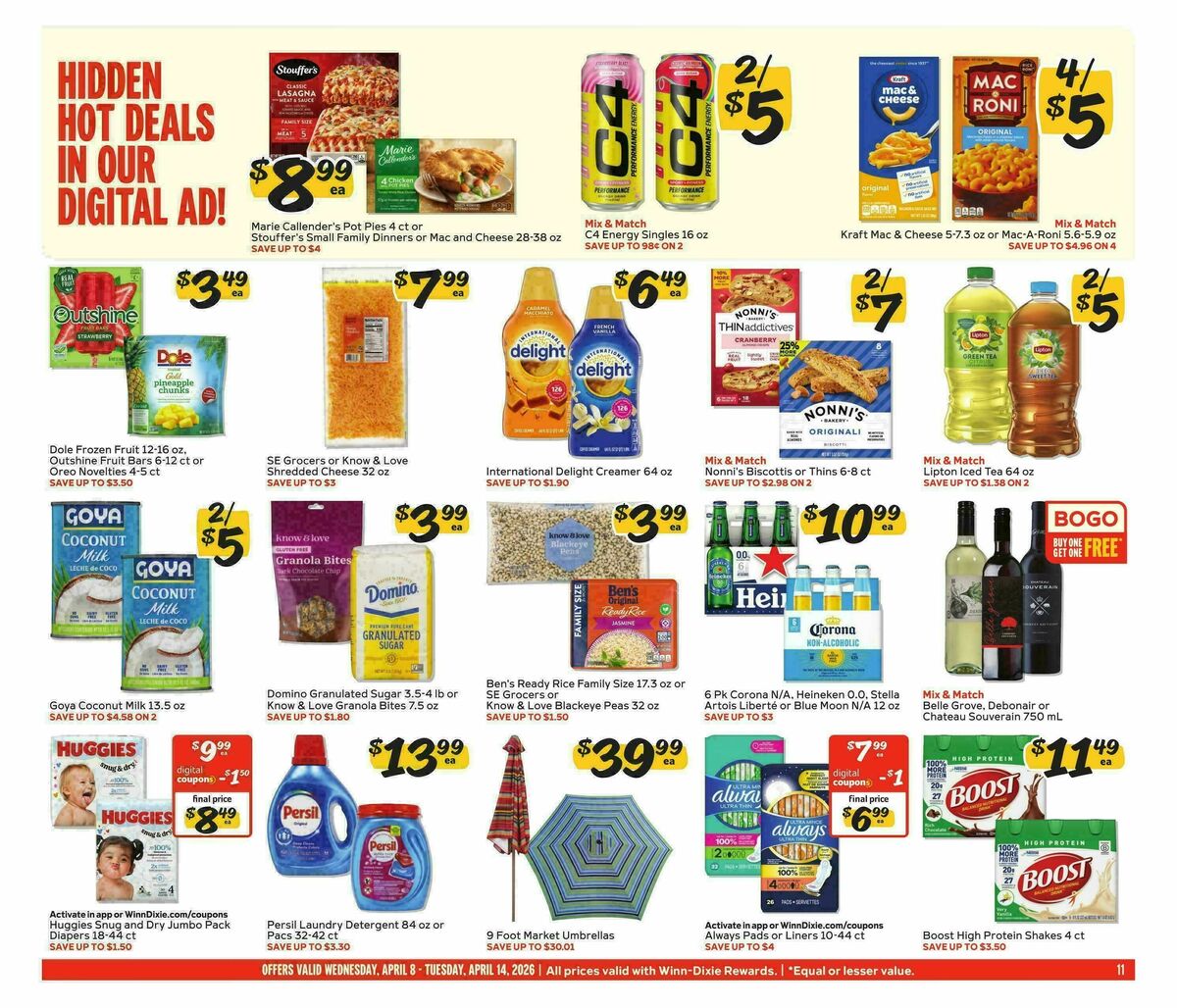 Winn-Dixie Weekly Ad from April 8