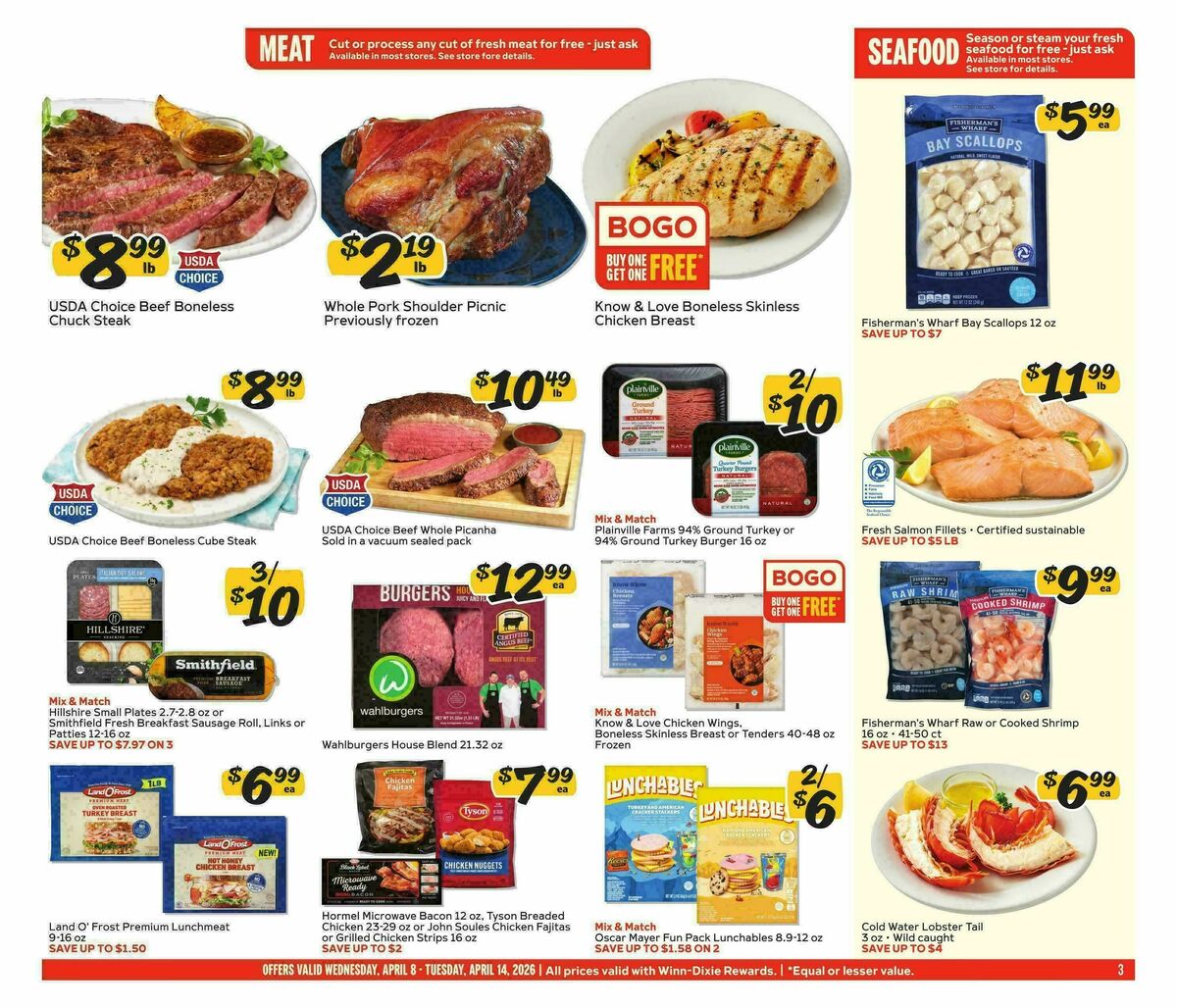 Winn-Dixie Weekly Ad from April 8