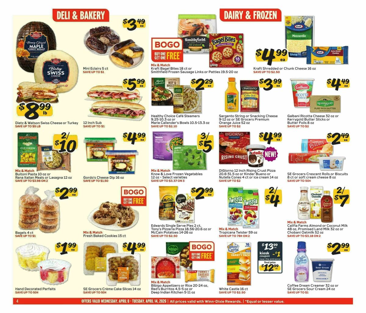 Winn-Dixie Weekly Ad from April 8
