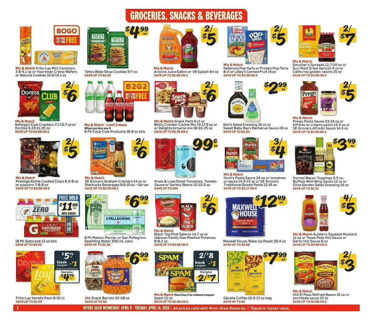 Winn-Dixie Weekly Ad from April 8