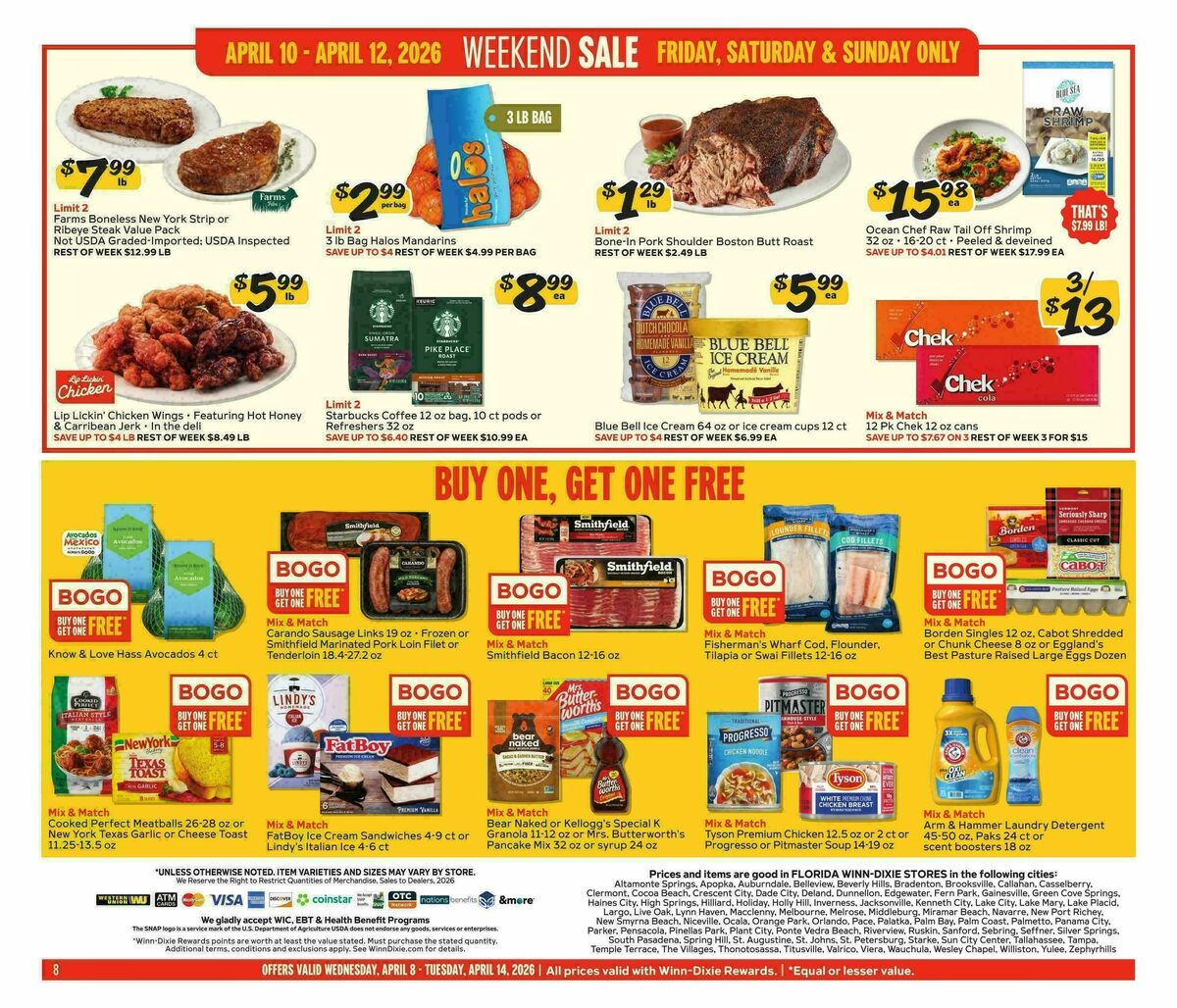 Winn-Dixie Weekly Ad from April 8