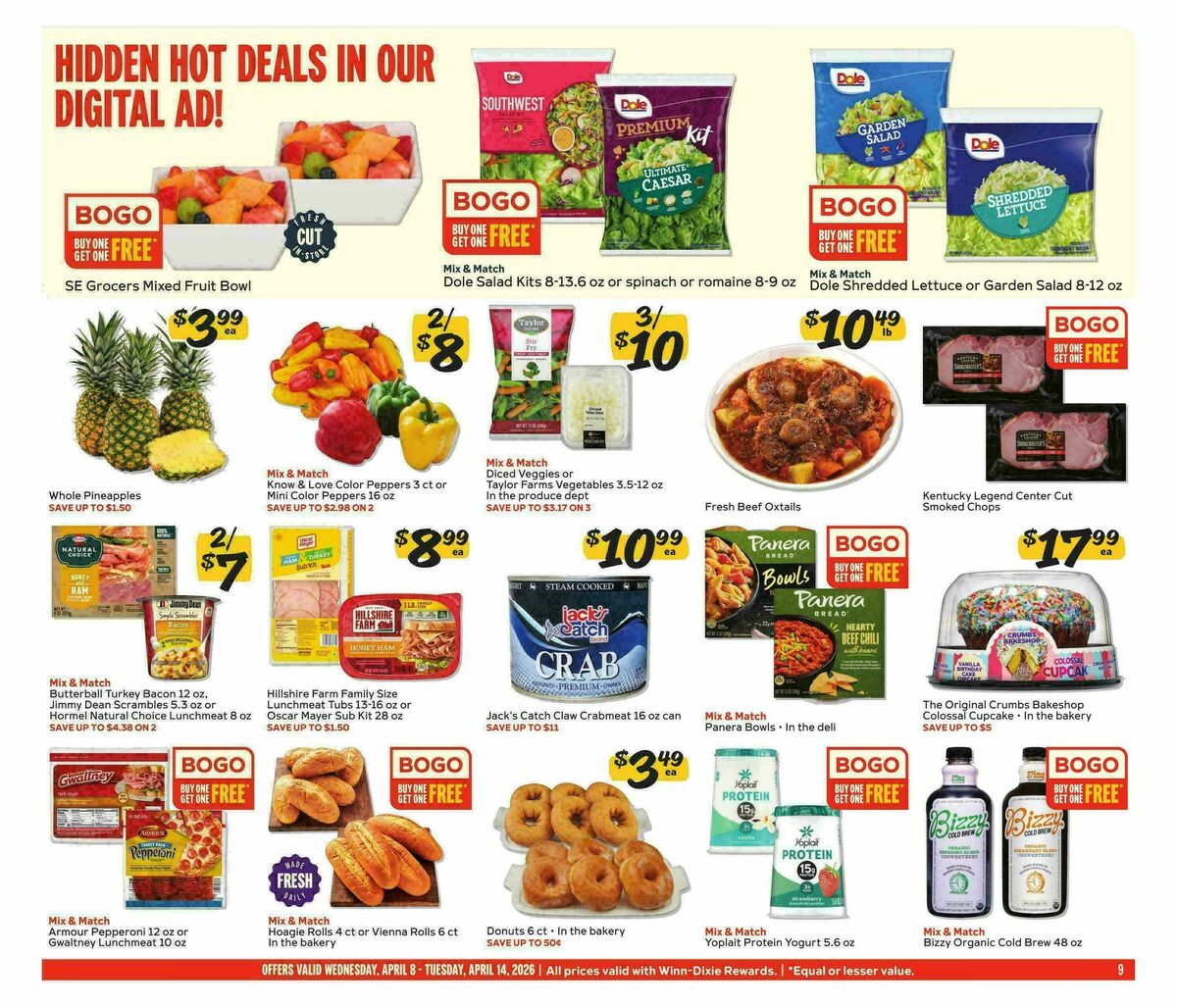 Winn-Dixie Weekly Ad from April 8