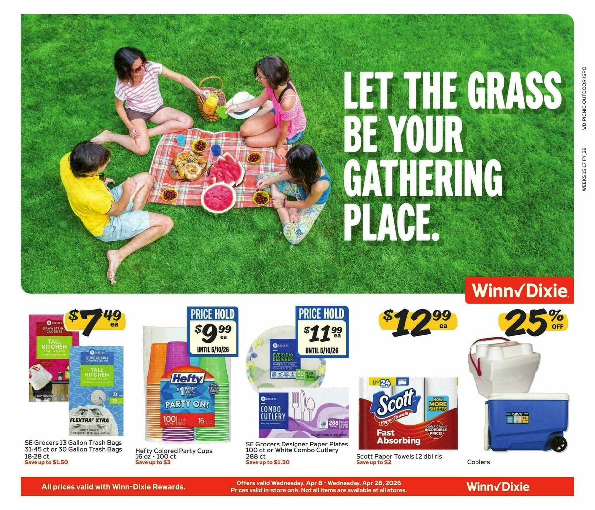Winn-Dixie Weekly Ad from April 8