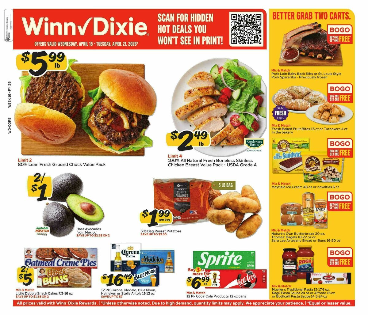 Winn-Dixie Weekly Ad from April 15