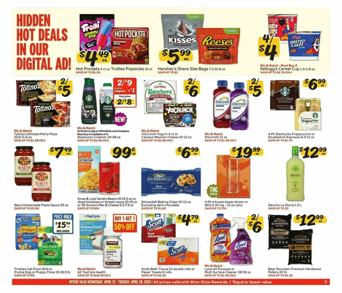 Winn-Dixie Weekly Ad from April 22