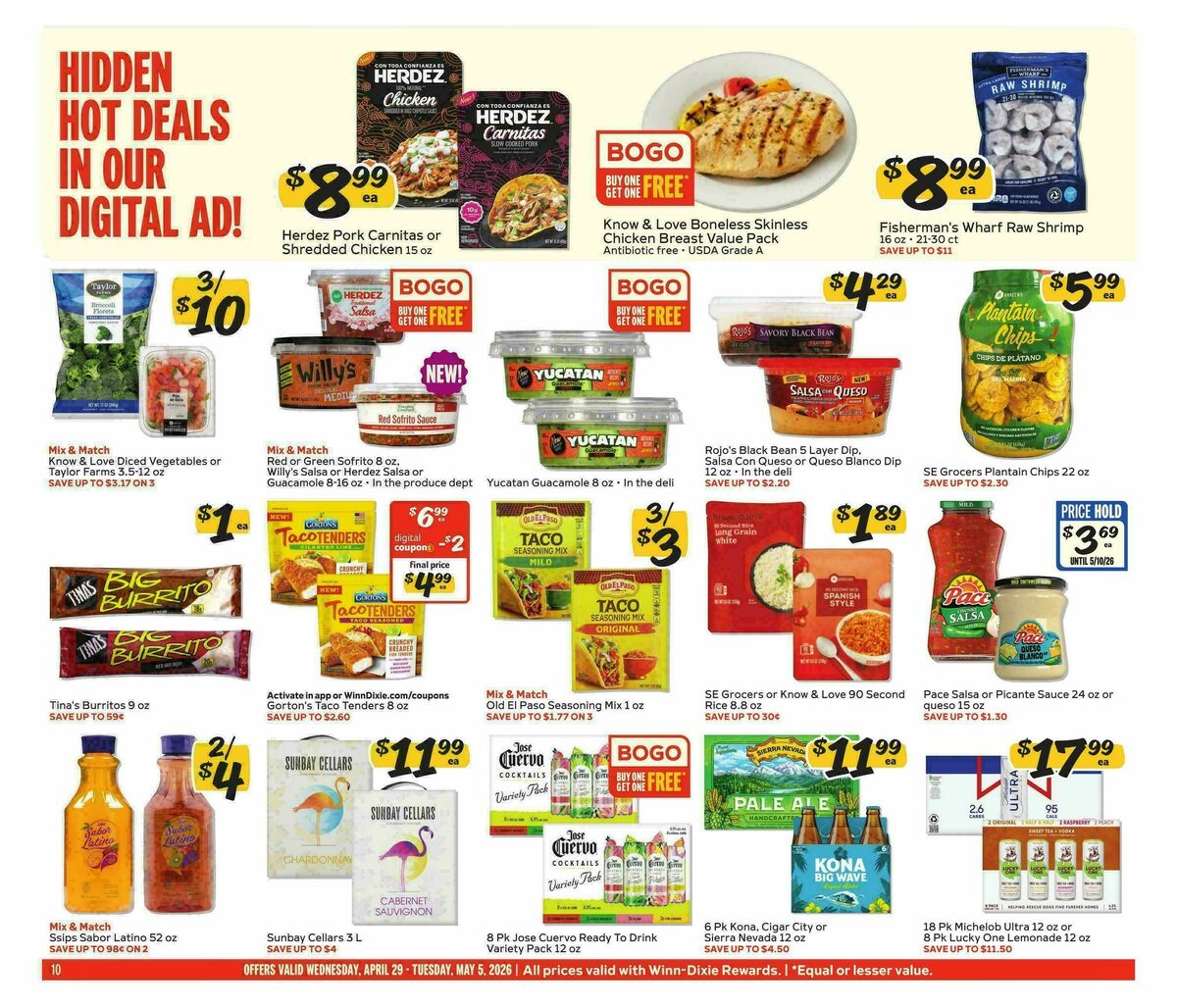 Winn-Dixie Weekly Ad from April 29
