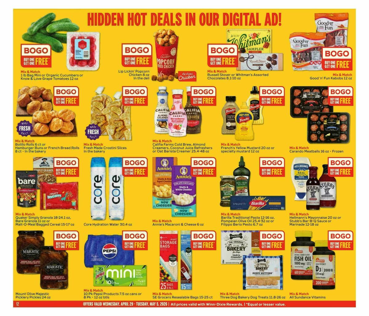 Winn-Dixie Weekly Ad from April 29