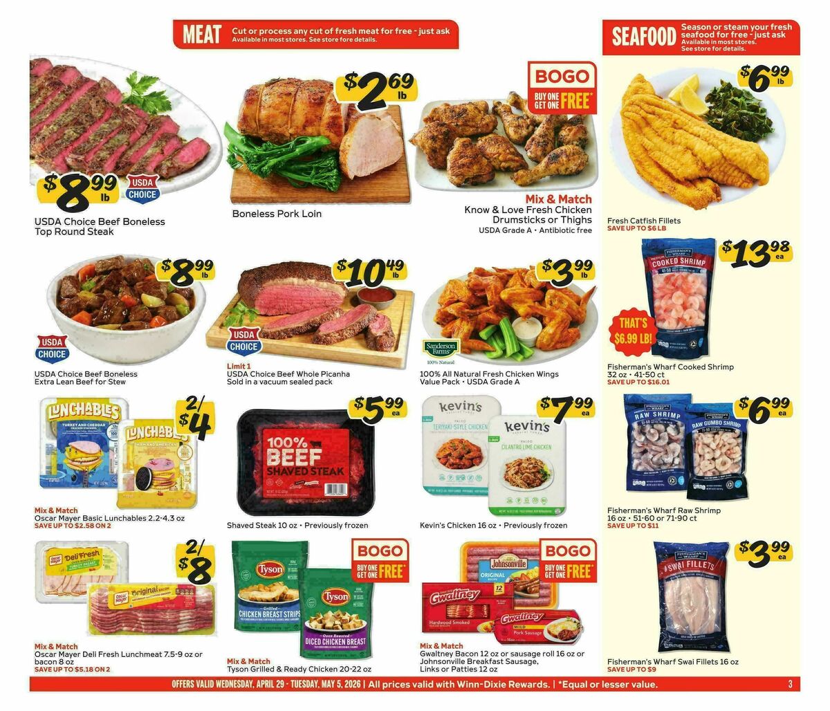 Winn-Dixie Weekly Ad from April 29