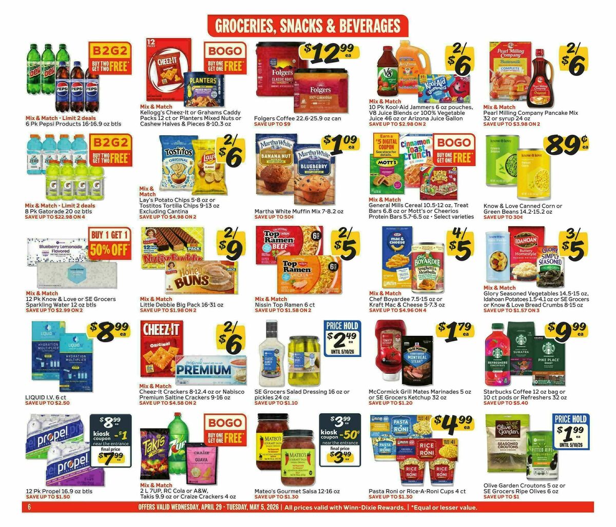 Winn-Dixie Weekly Ad from April 29