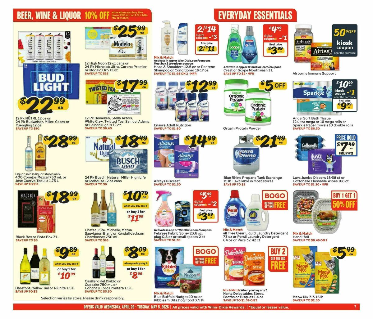 Winn-Dixie Weekly Ad from April 29