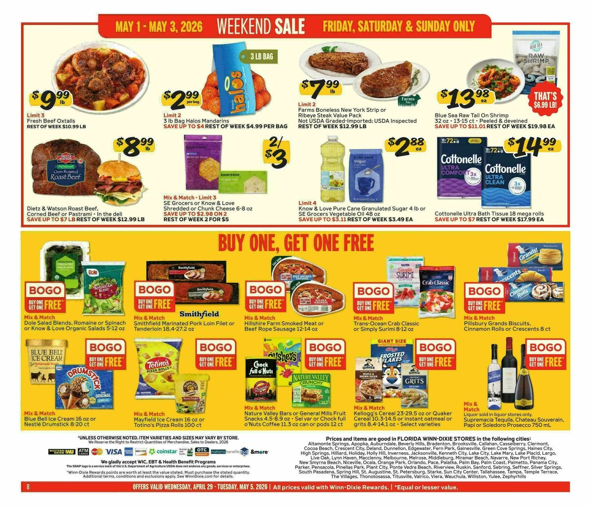 Winn-Dixie Weekly Ad from April 29