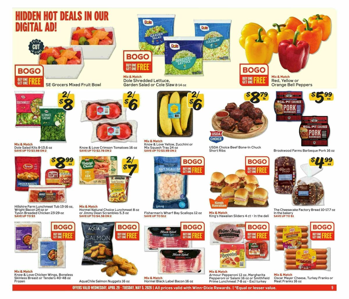 Winn-Dixie Weekly Ad from April 29