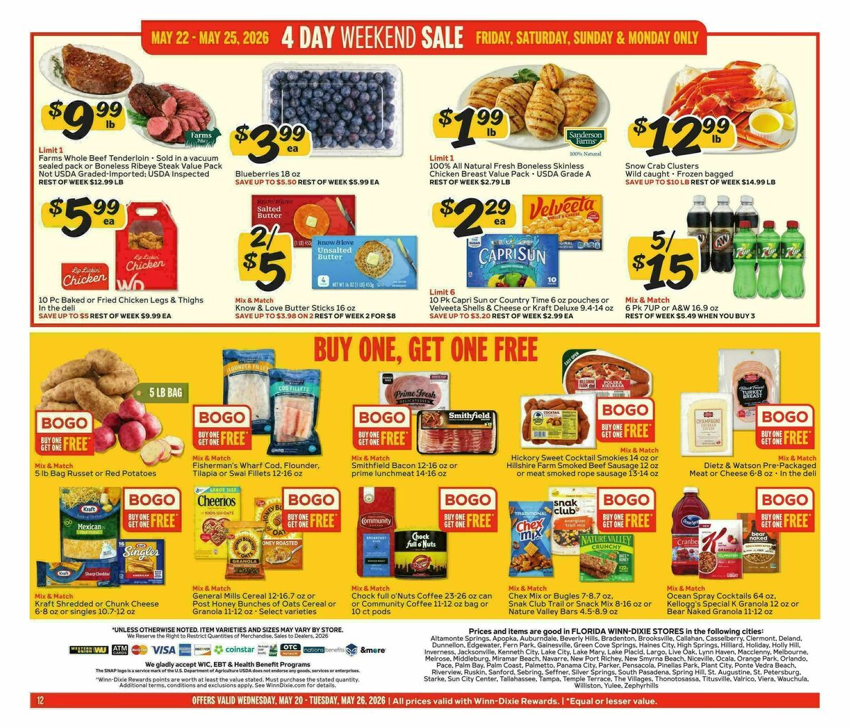 Winn-Dixie Weekly Ad from May 20