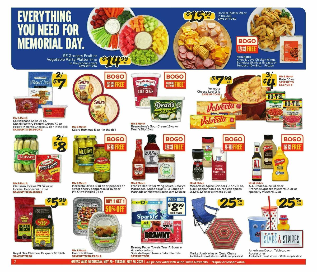Winn-Dixie Weekly Ad from May 20