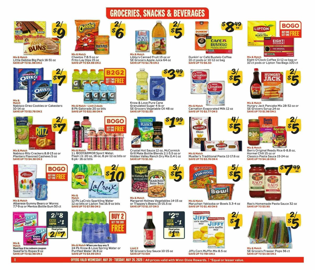 Winn-Dixie Weekly Ad from May 20
