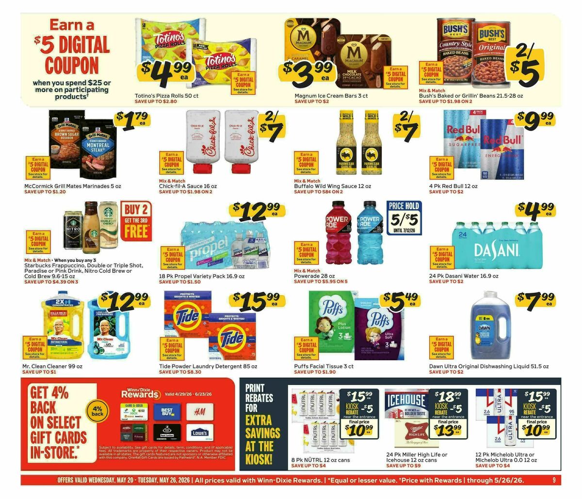Winn-Dixie Weekly Ad from May 20