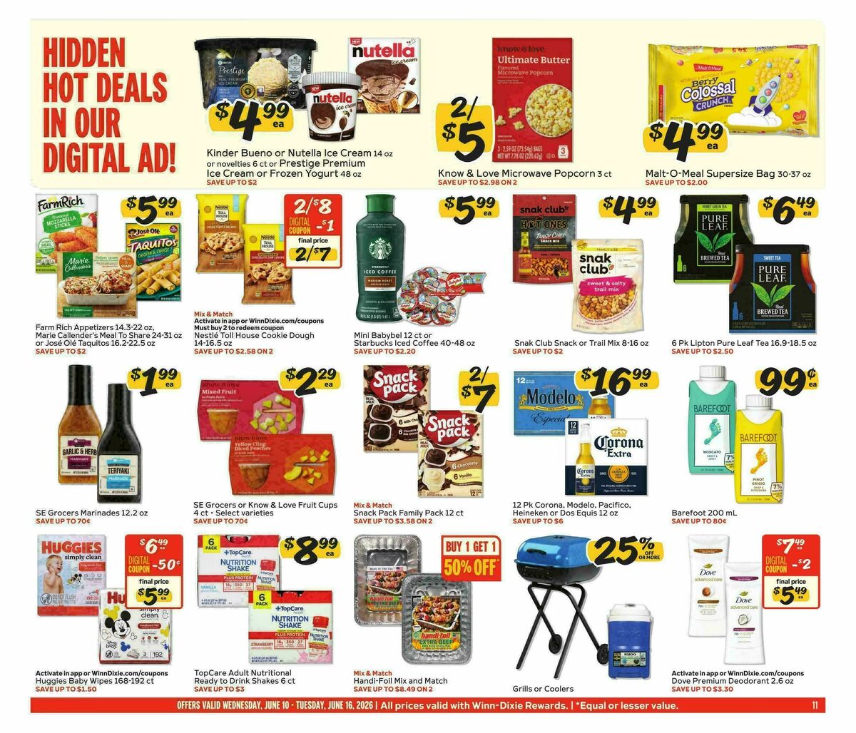Winn-Dixie Weekly Ad from June 10
