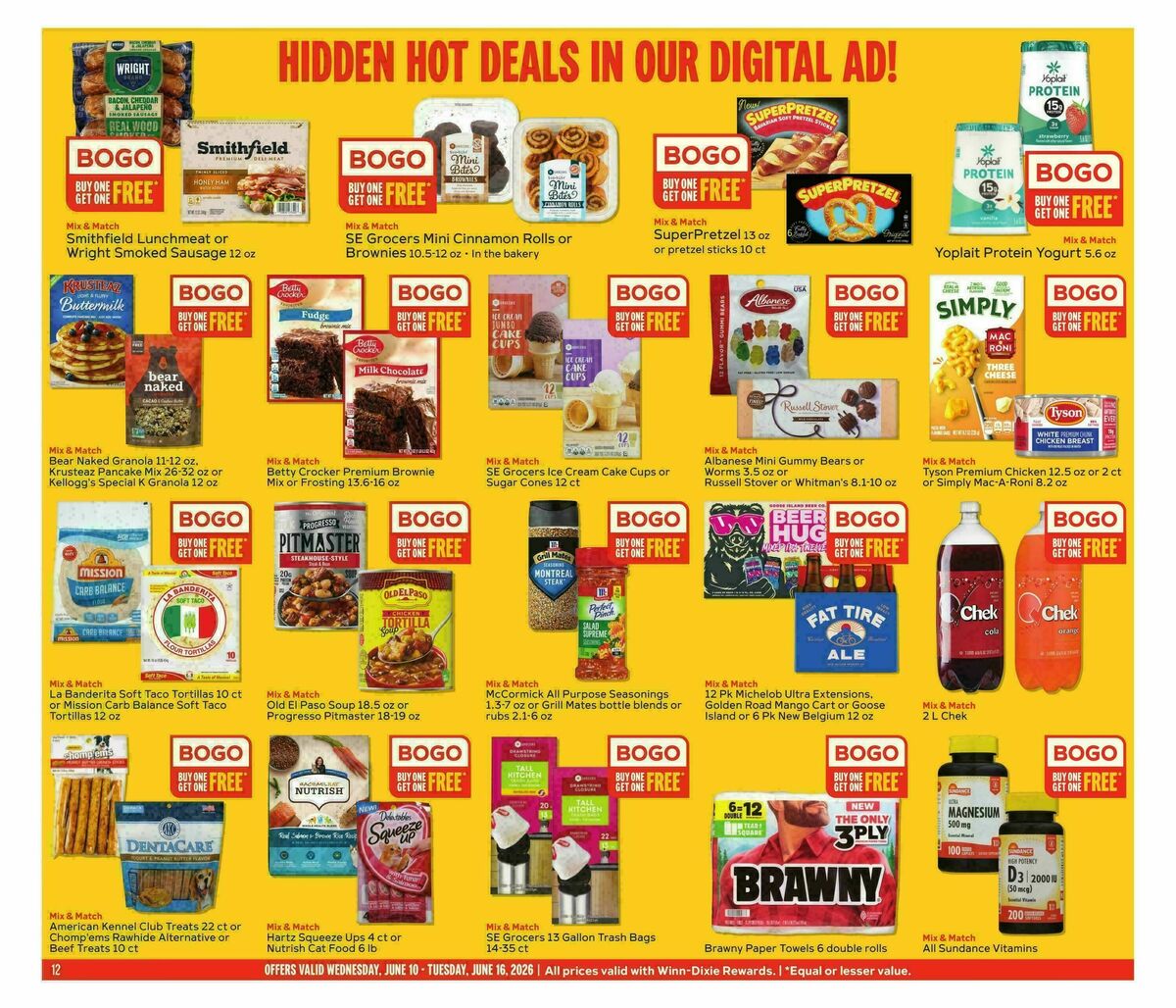 Winn-Dixie Weekly Ad from June 10