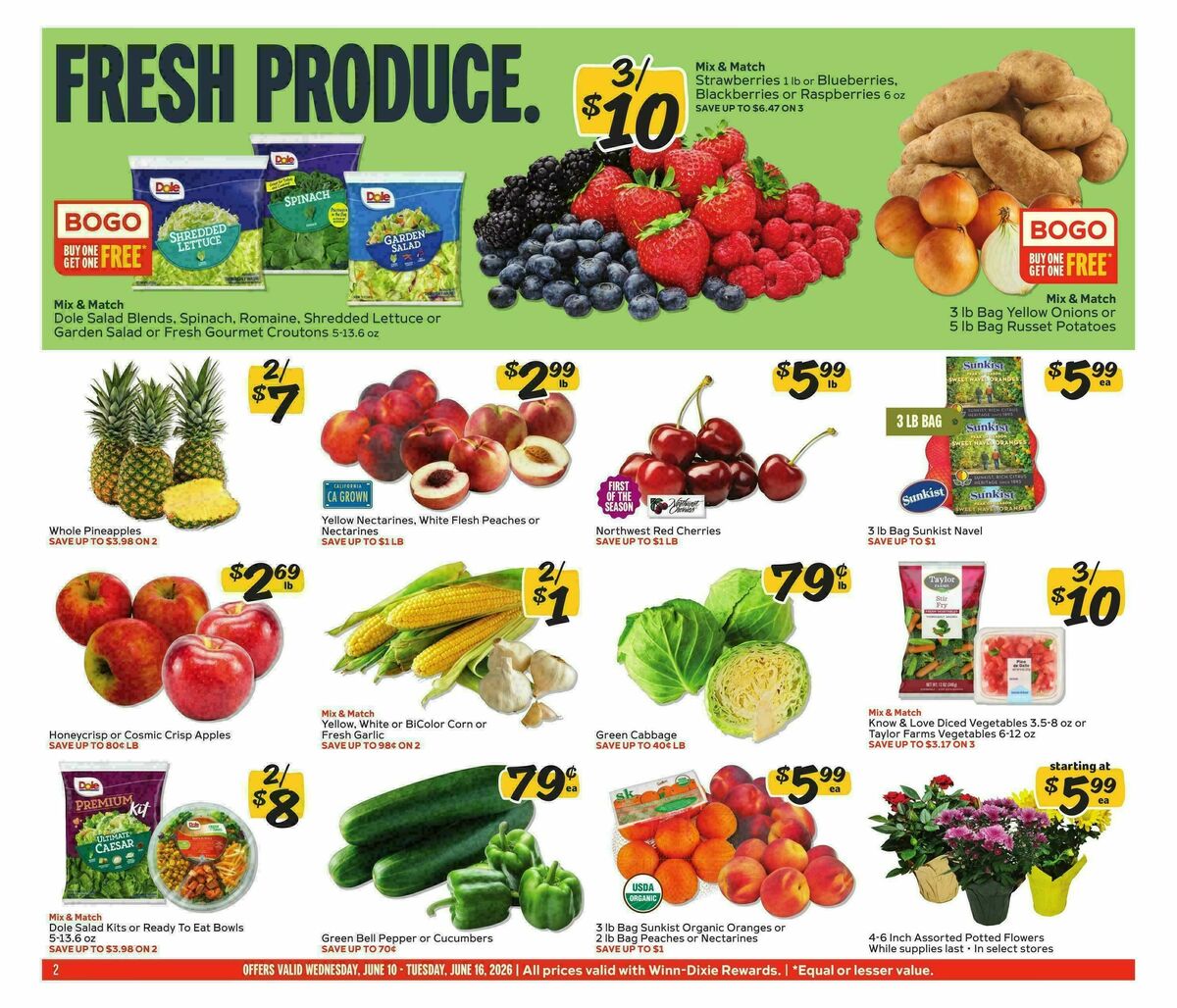 Winn-Dixie Weekly Ad from June 10