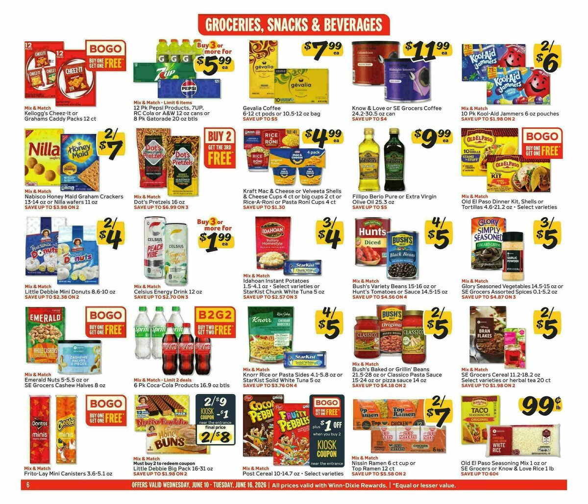 Winn-Dixie Weekly Ad from June 10