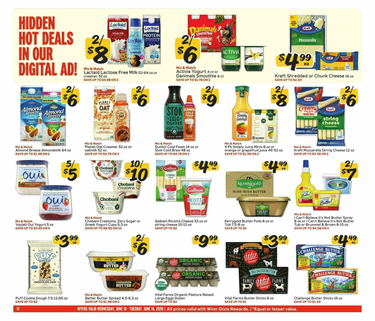 Winn-Dixie Weekly Ad from June 10