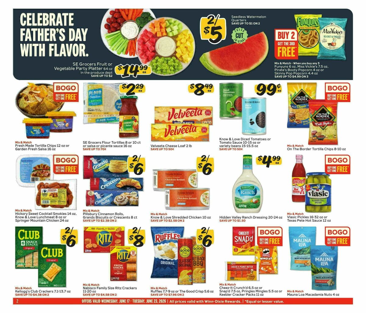 Winn-Dixie Weekly Ad from June 17