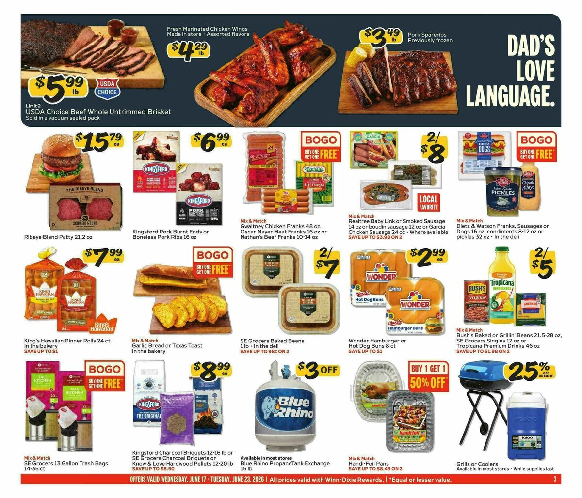 Winn-Dixie Weekly Ad from June 17