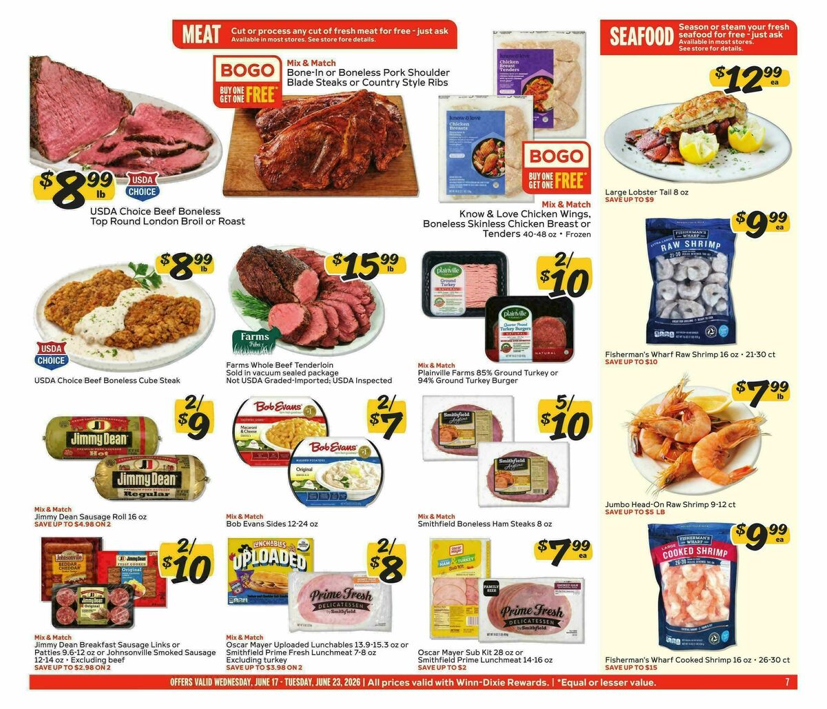 Winn-Dixie Weekly Ad from June 17