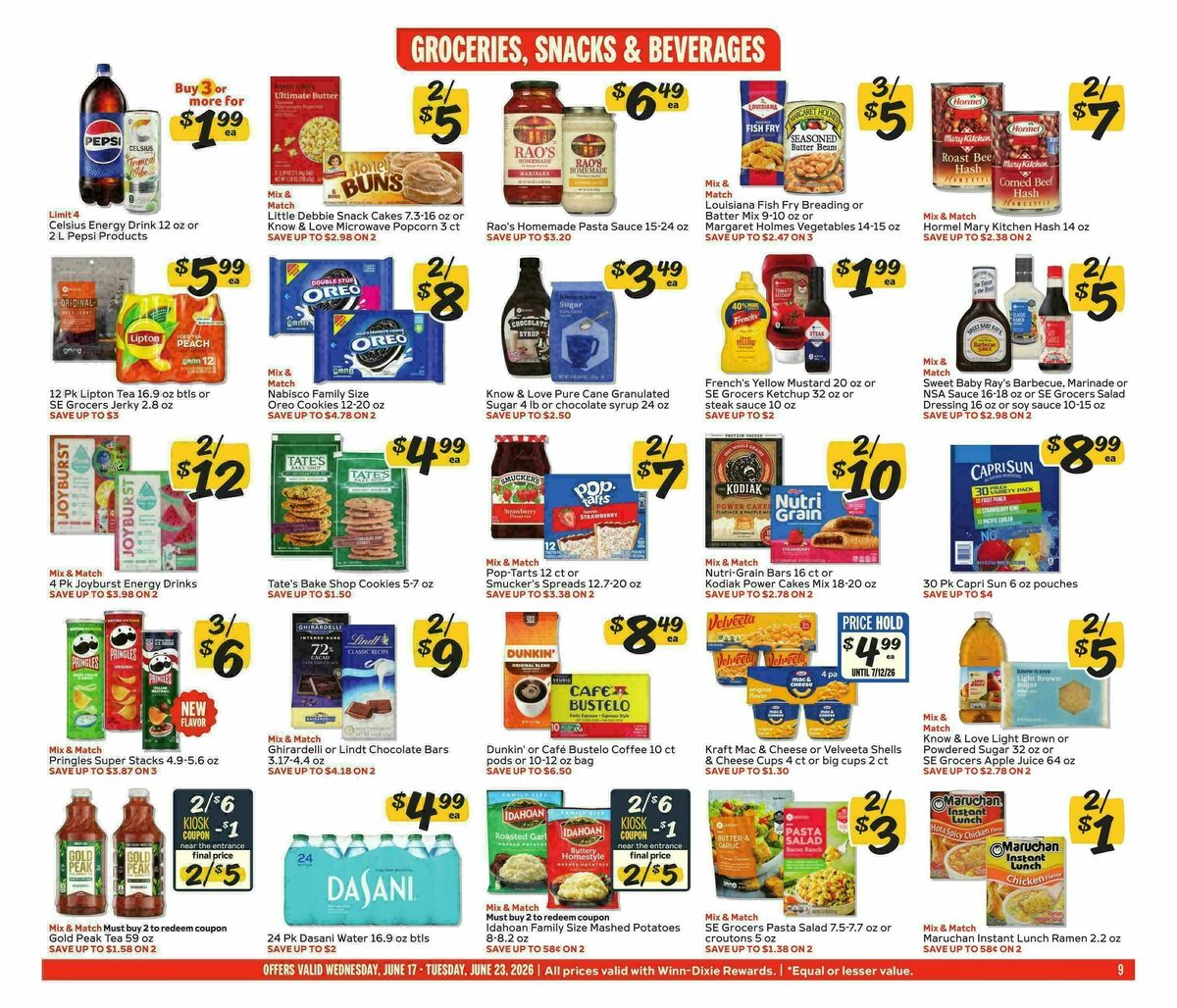 Winn-Dixie Weekly Ad from June 17