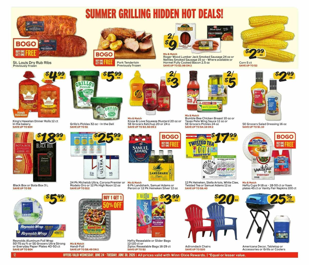 Winn-Dixie Weekly Ad from June 24