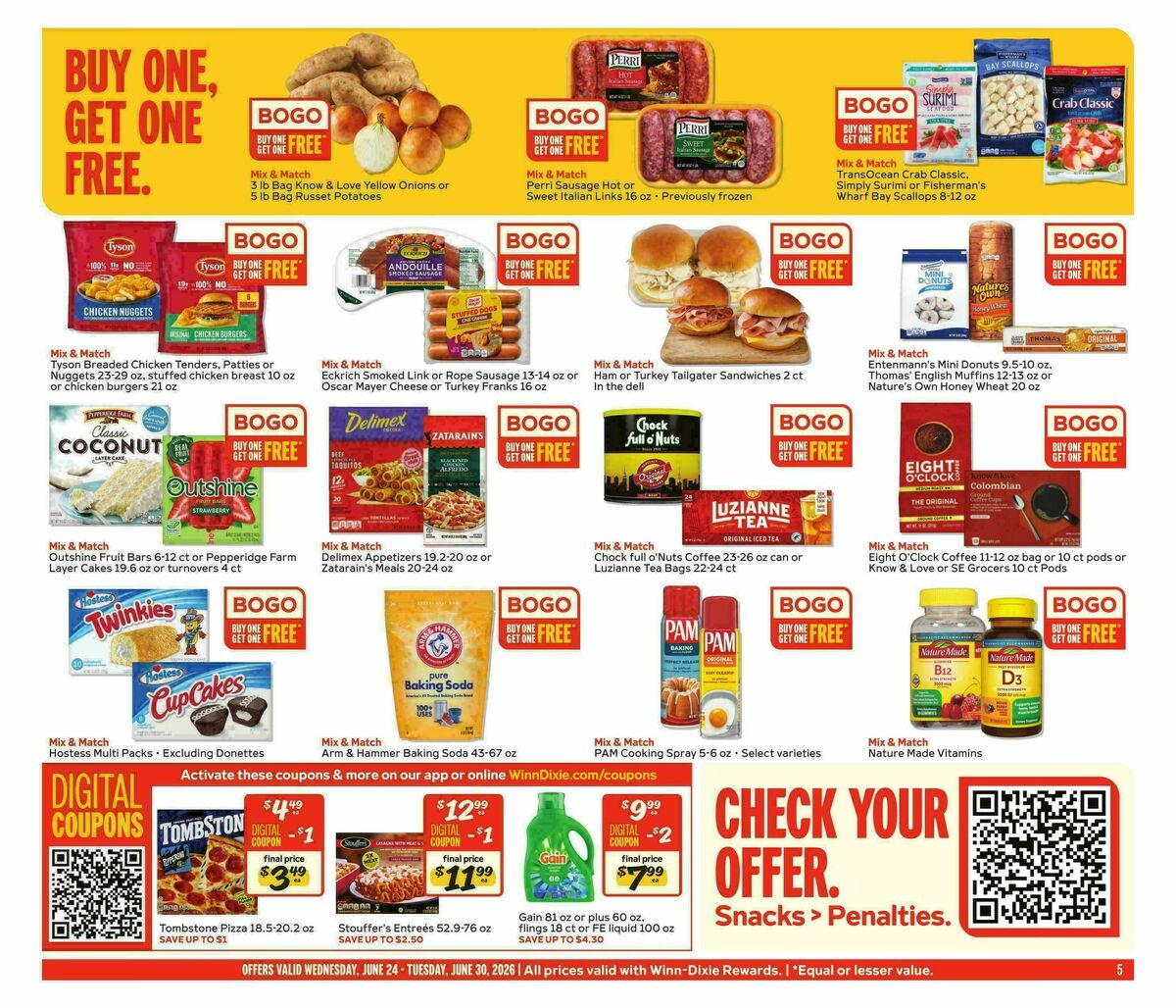 Winn-Dixie Weekly Ad from June 24
