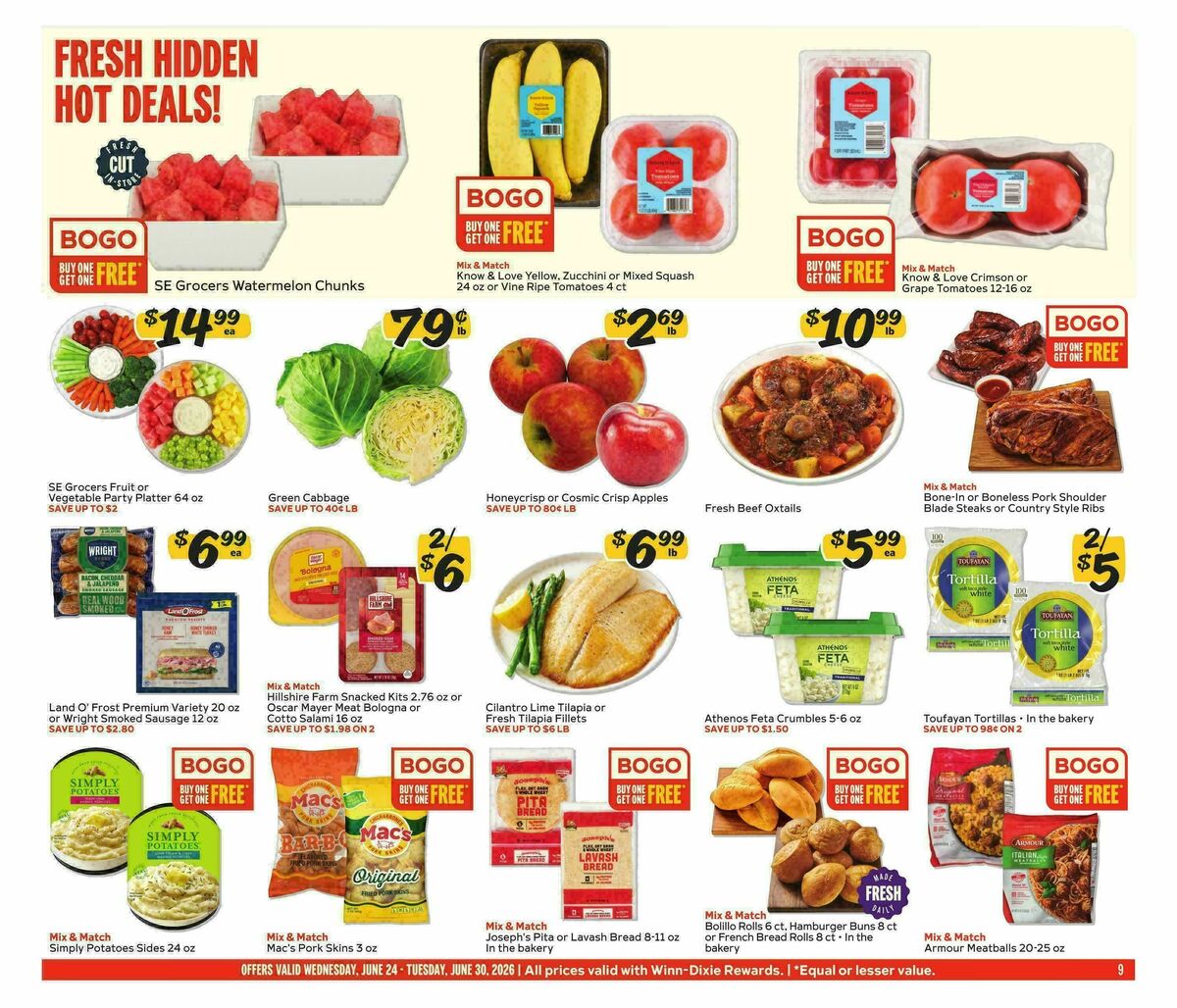 Winn-Dixie Weekly Ad from June 24