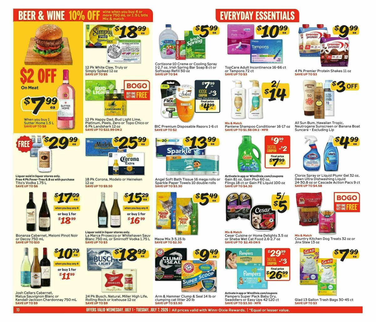 Winn-Dixie Weekly Ad from July 1