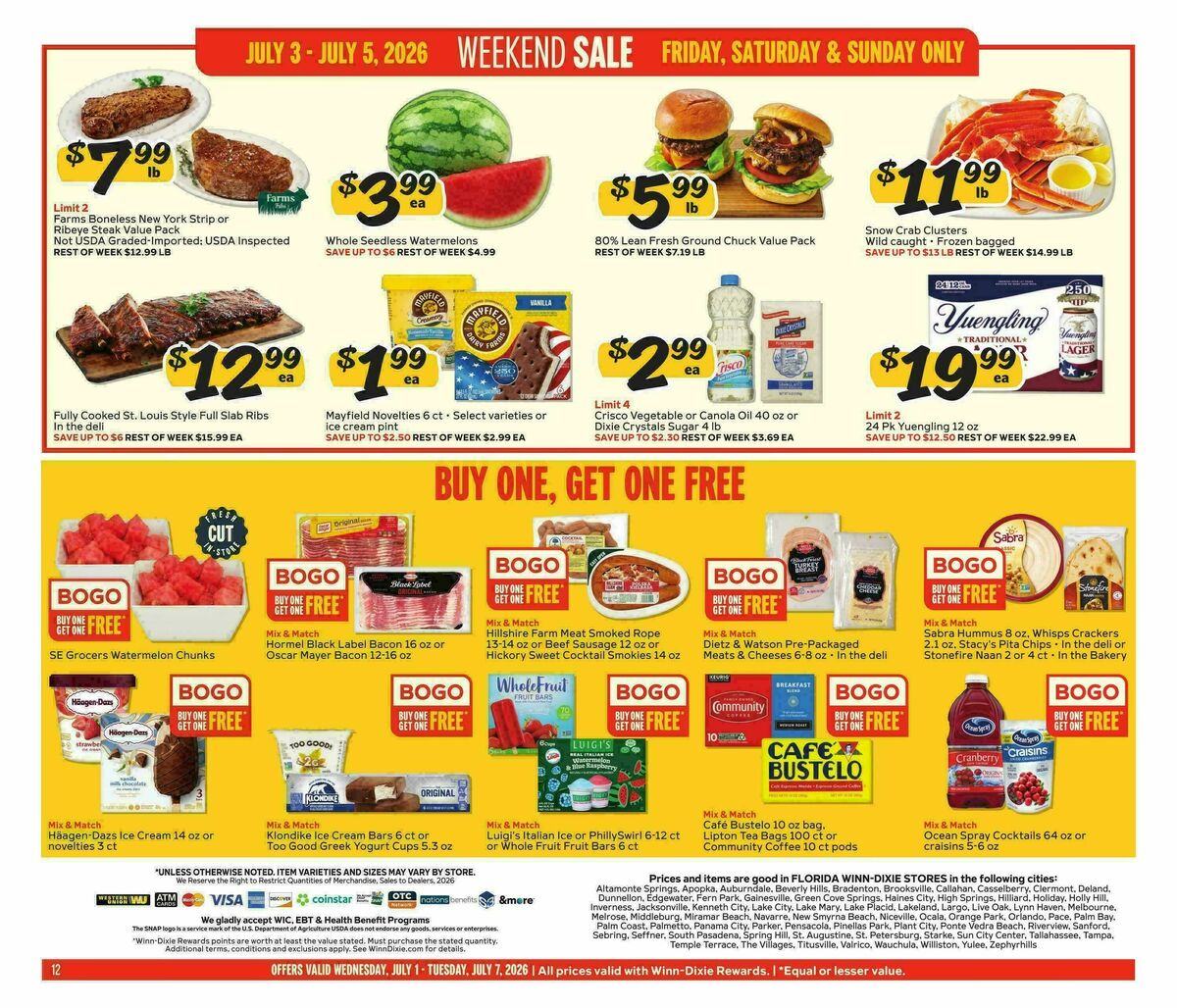 Winn-Dixie Weekly Ad from July 1