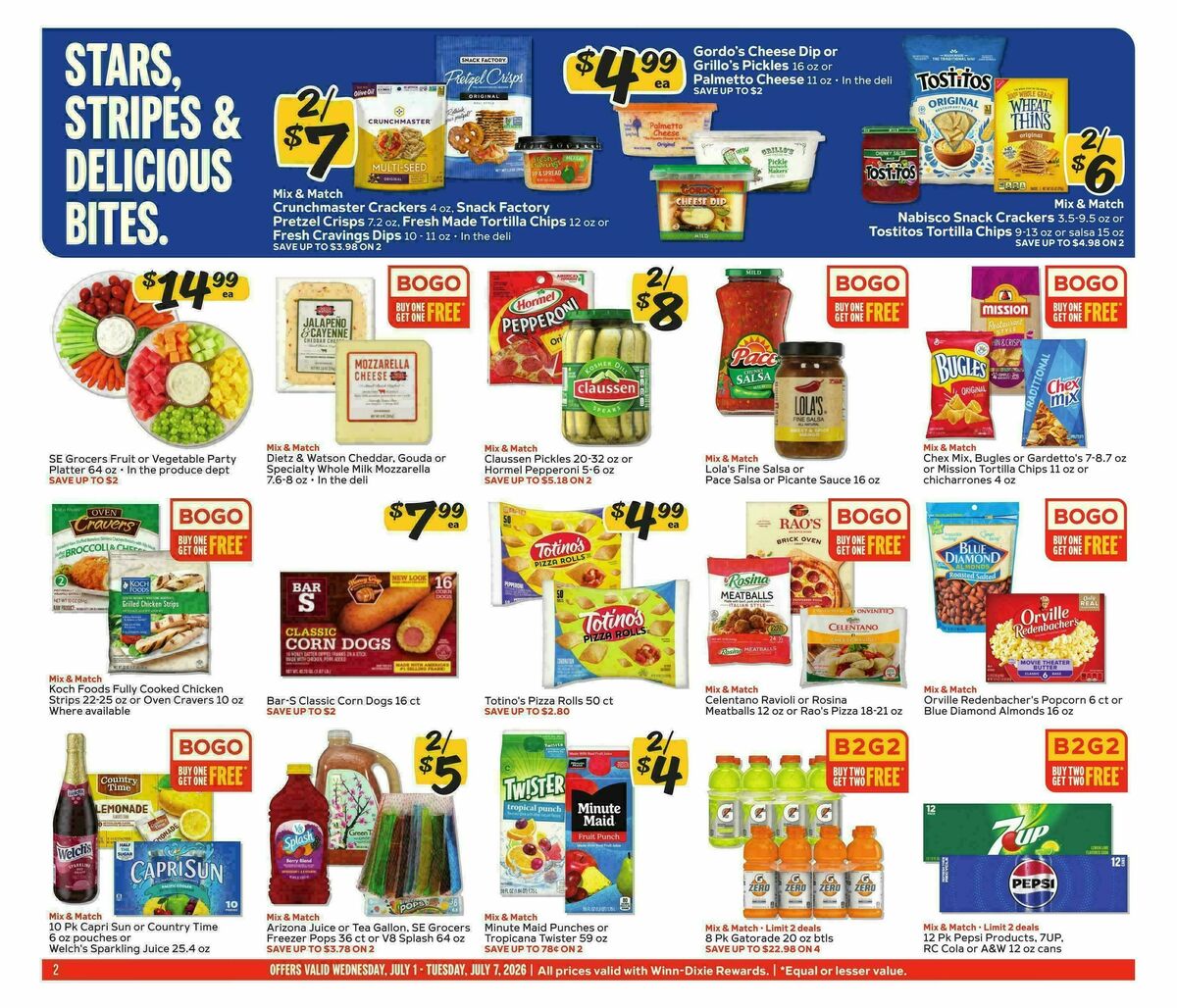 Winn-Dixie Weekly Ad from July 1