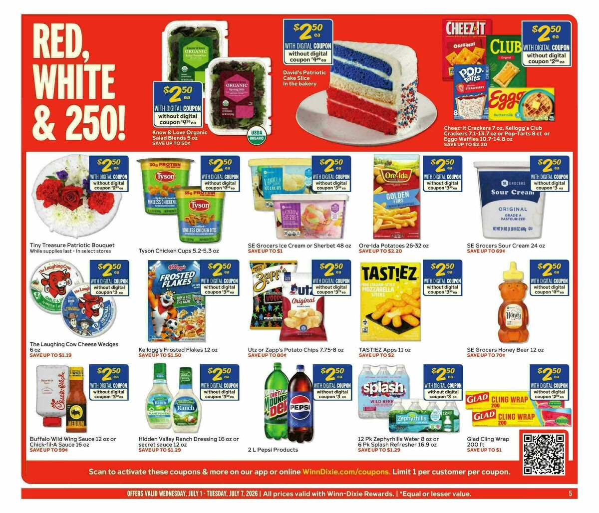 Winn-Dixie Weekly Ad from July 1