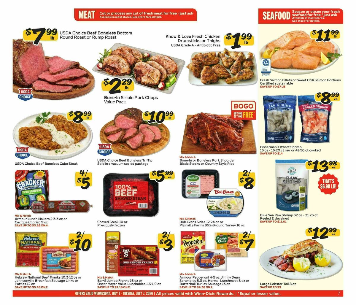 Winn-Dixie Weekly Ad from July 1
