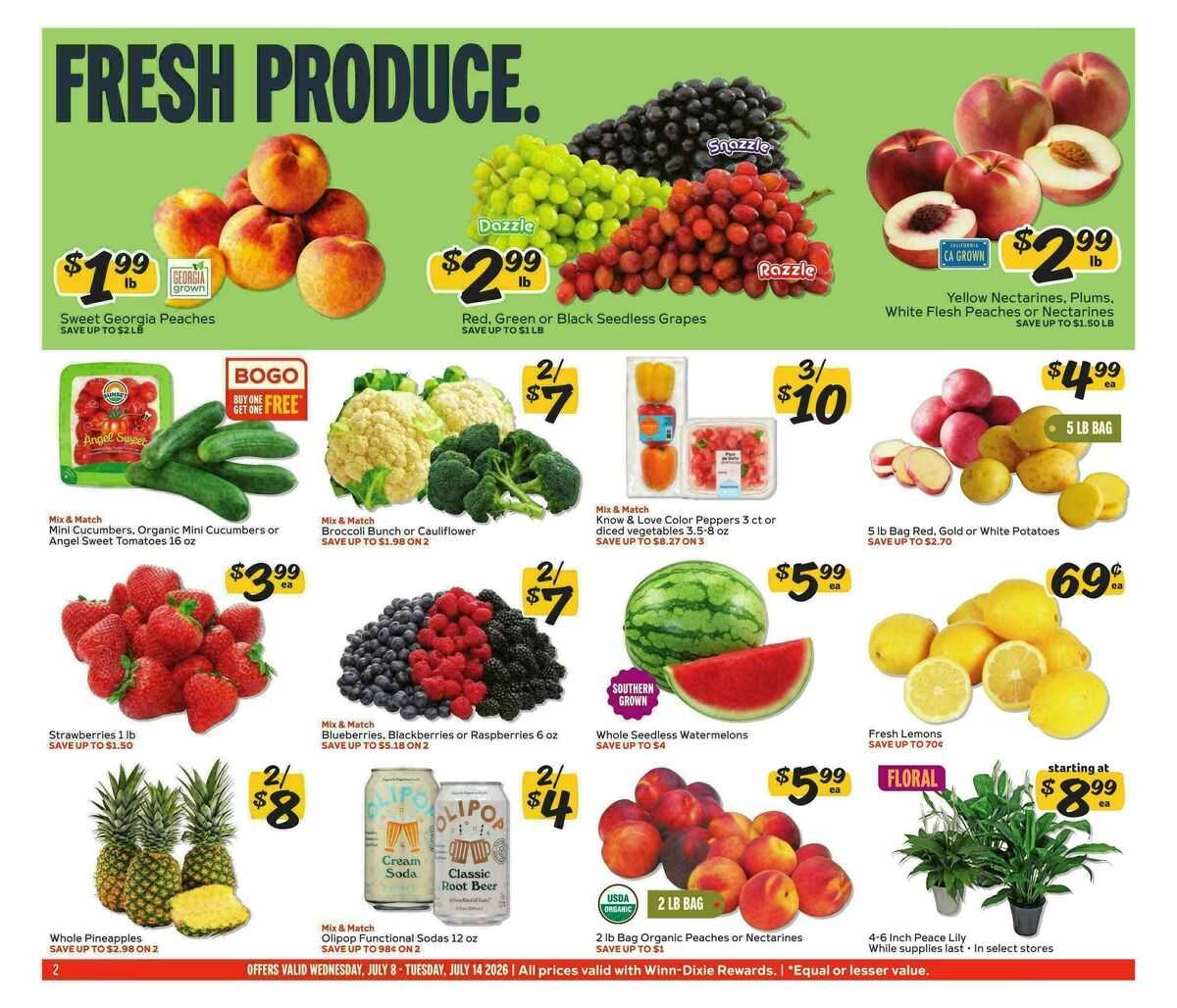 Winn-Dixie Weekly Ad from July 8