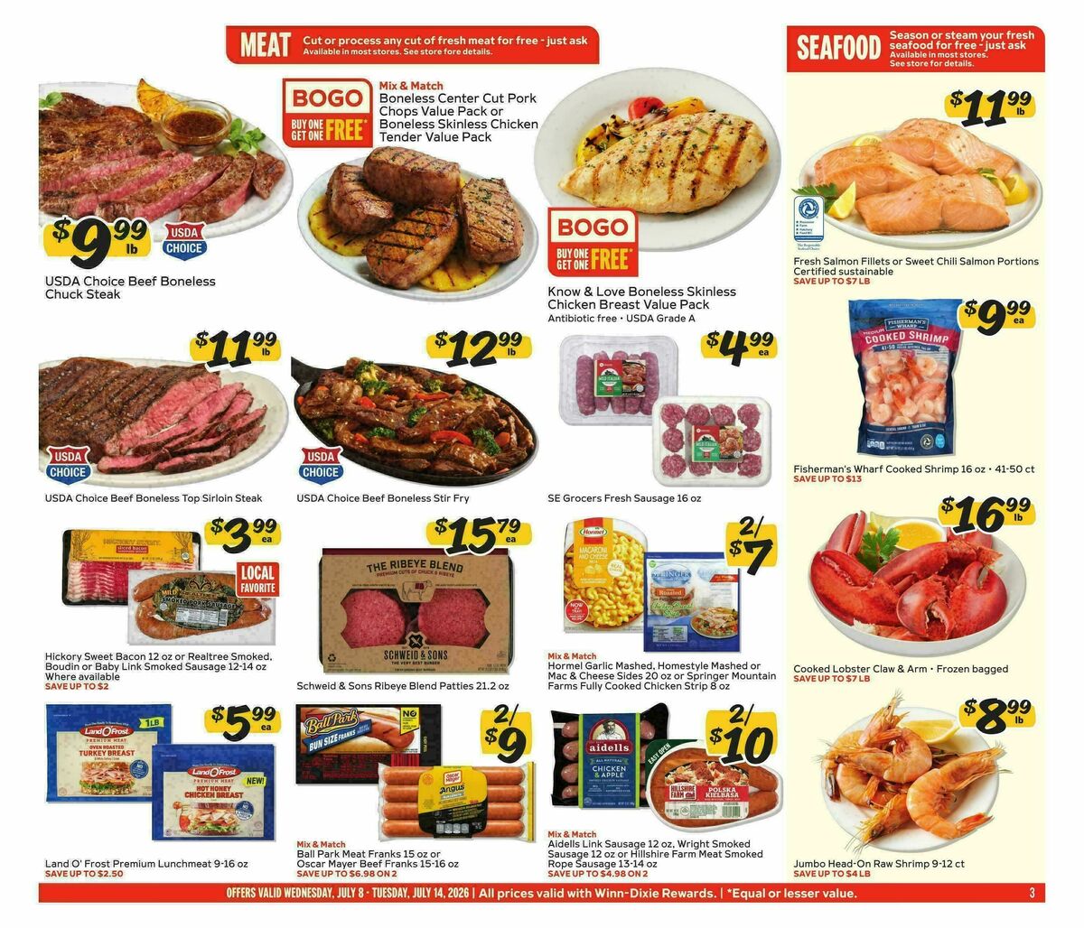 Winn-Dixie Weekly Ad from July 8