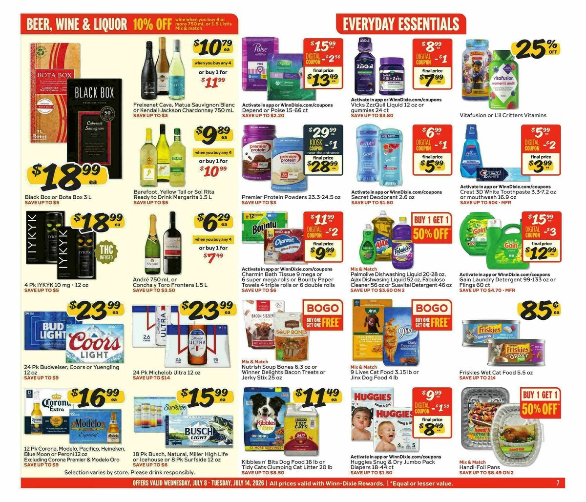 Winn-Dixie Weekly Ad from July 8