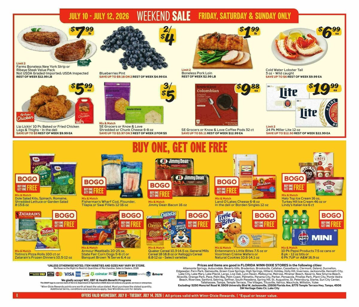 Winn-Dixie Weekly Ad from July 8