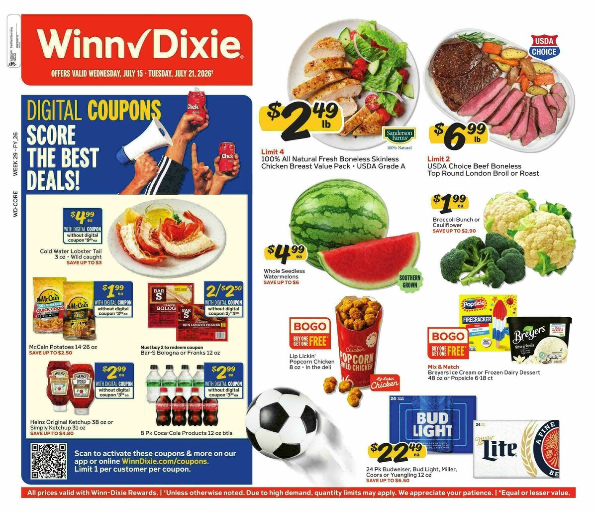 Winn-Dixie Weekly Ad from July 15