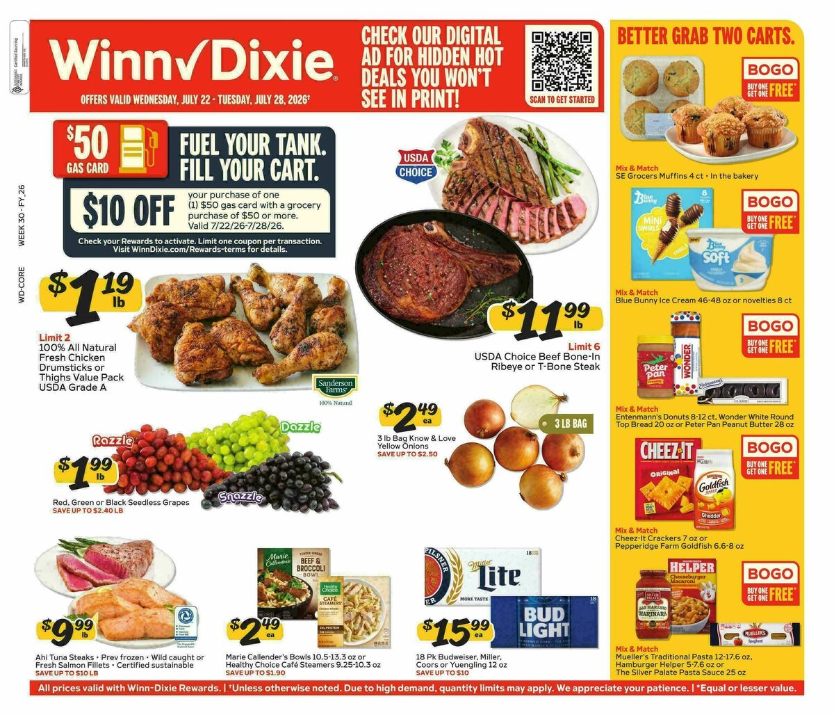 Winn-Dixie Weekly Ad from July 22