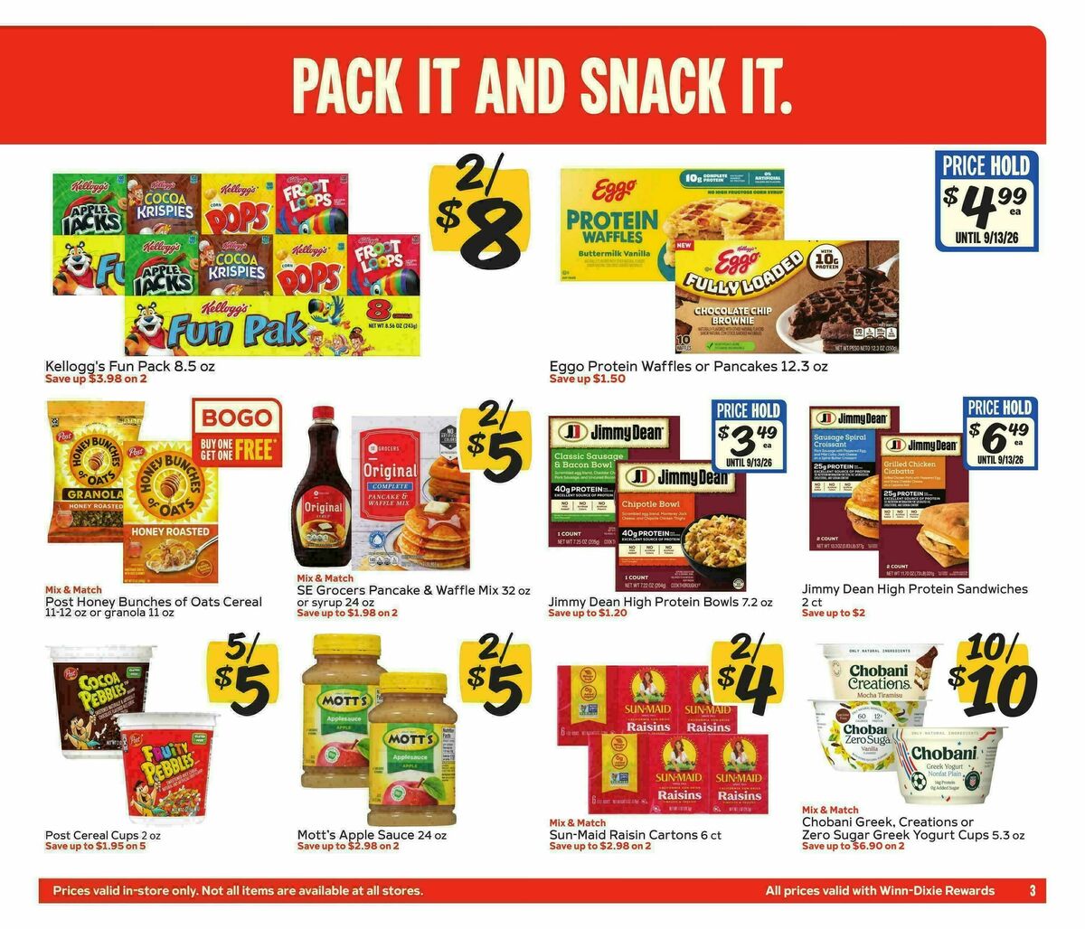 Winn-Dixie Weekly Ad from July 22