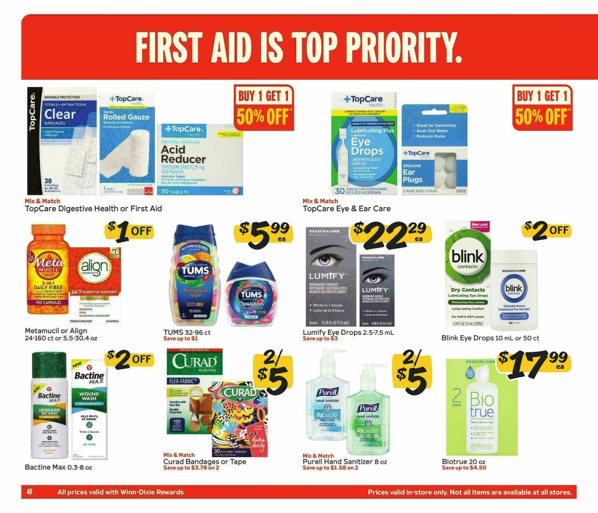 Winn-Dixie Weekly Ad from July 22