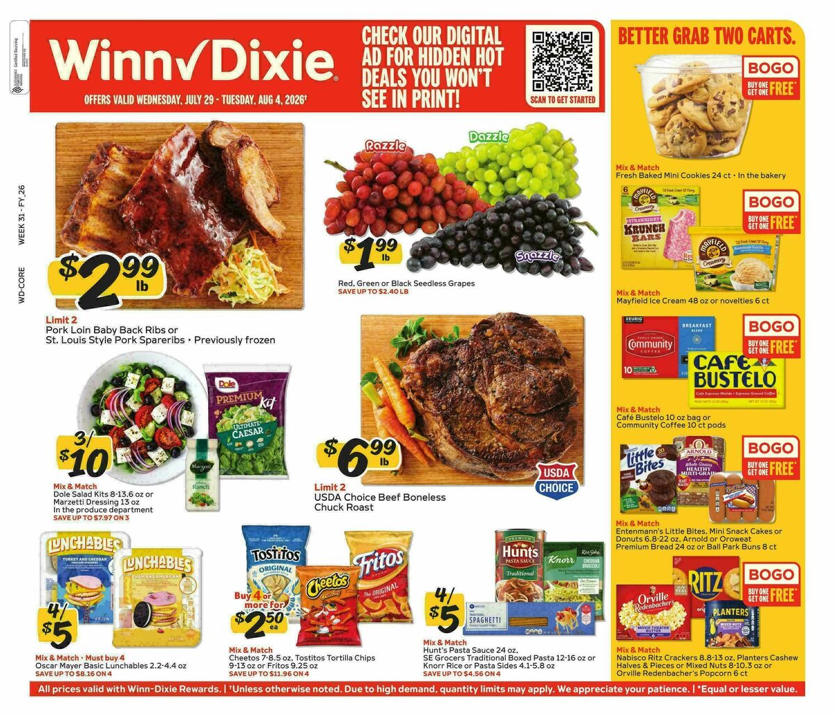 Winn-Dixie Weekly Ad from July 29