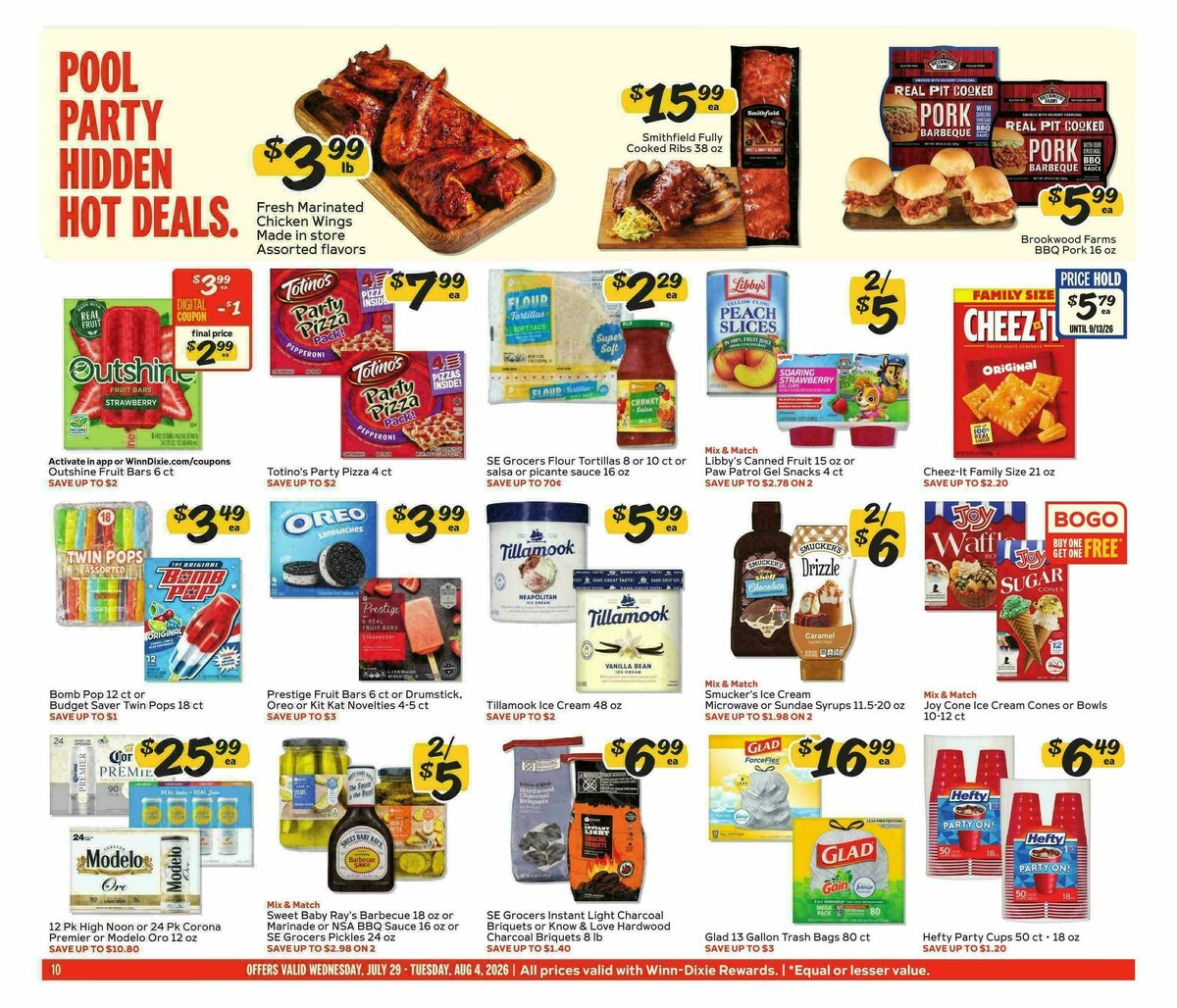 Winn-Dixie Weekly Ad from July 29